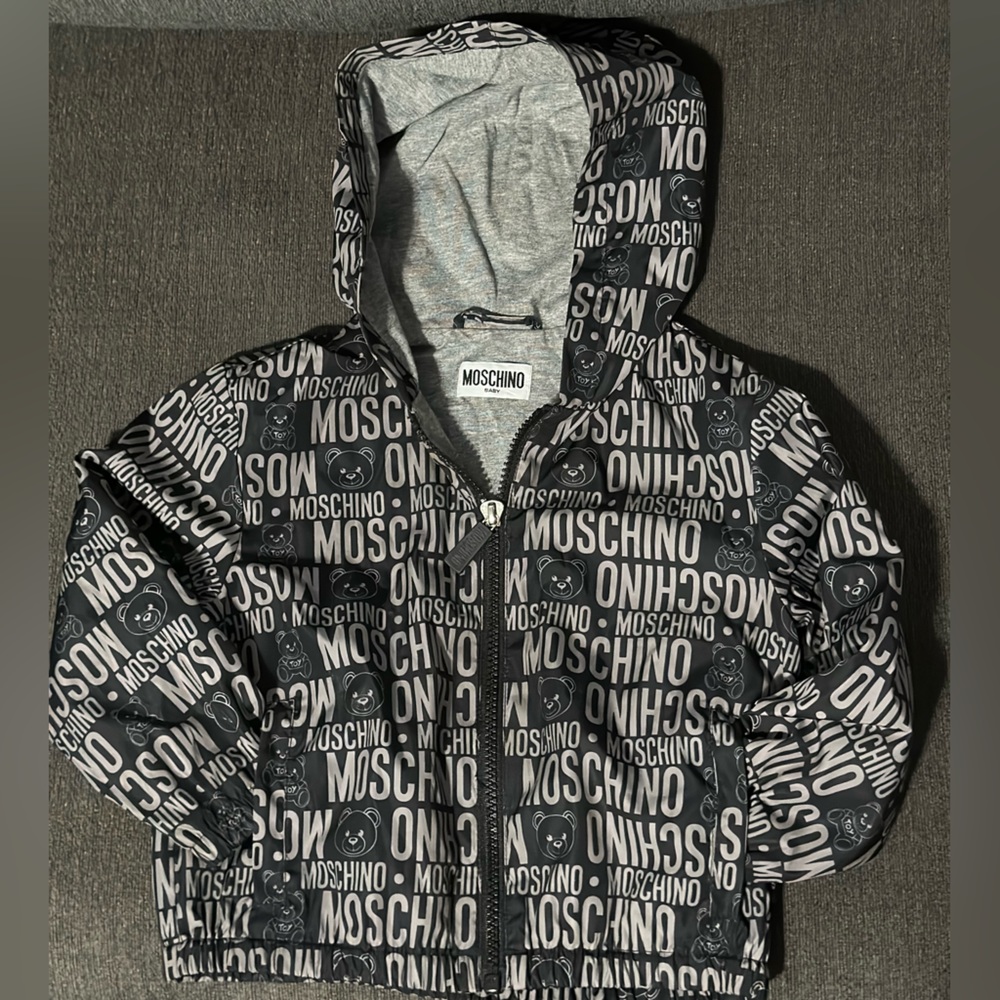 Moschino Kids Logo Windbreaker Size 2